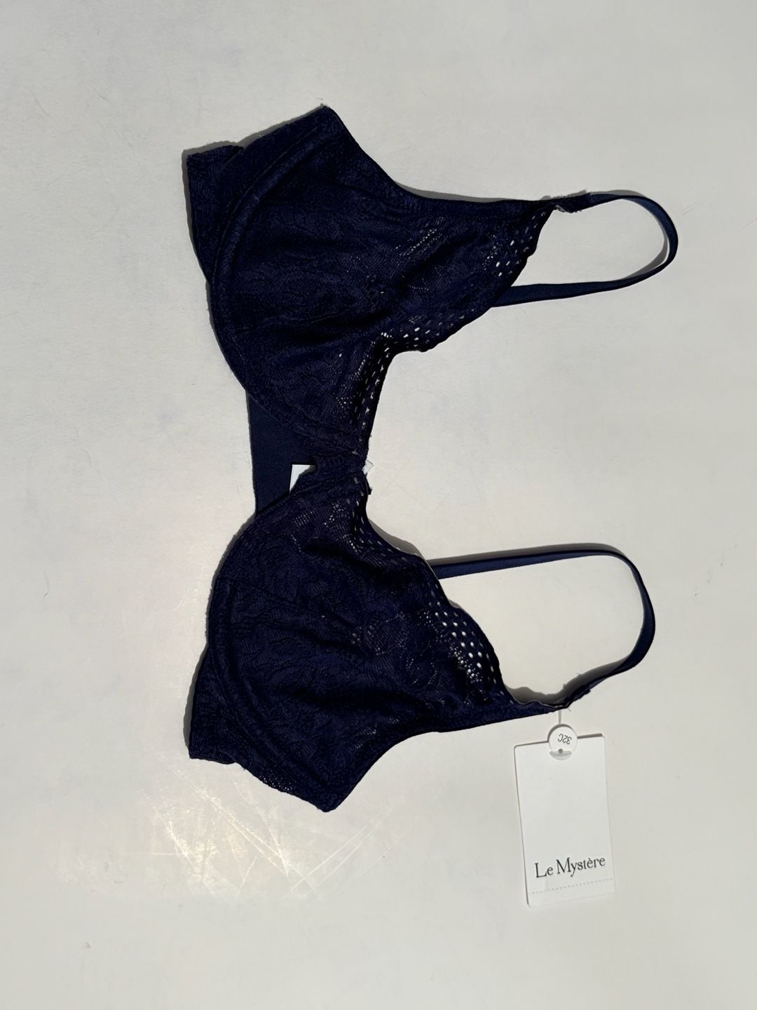 Le Mystère Lace Allure Unlined Underwire Bra, Size 32C 1