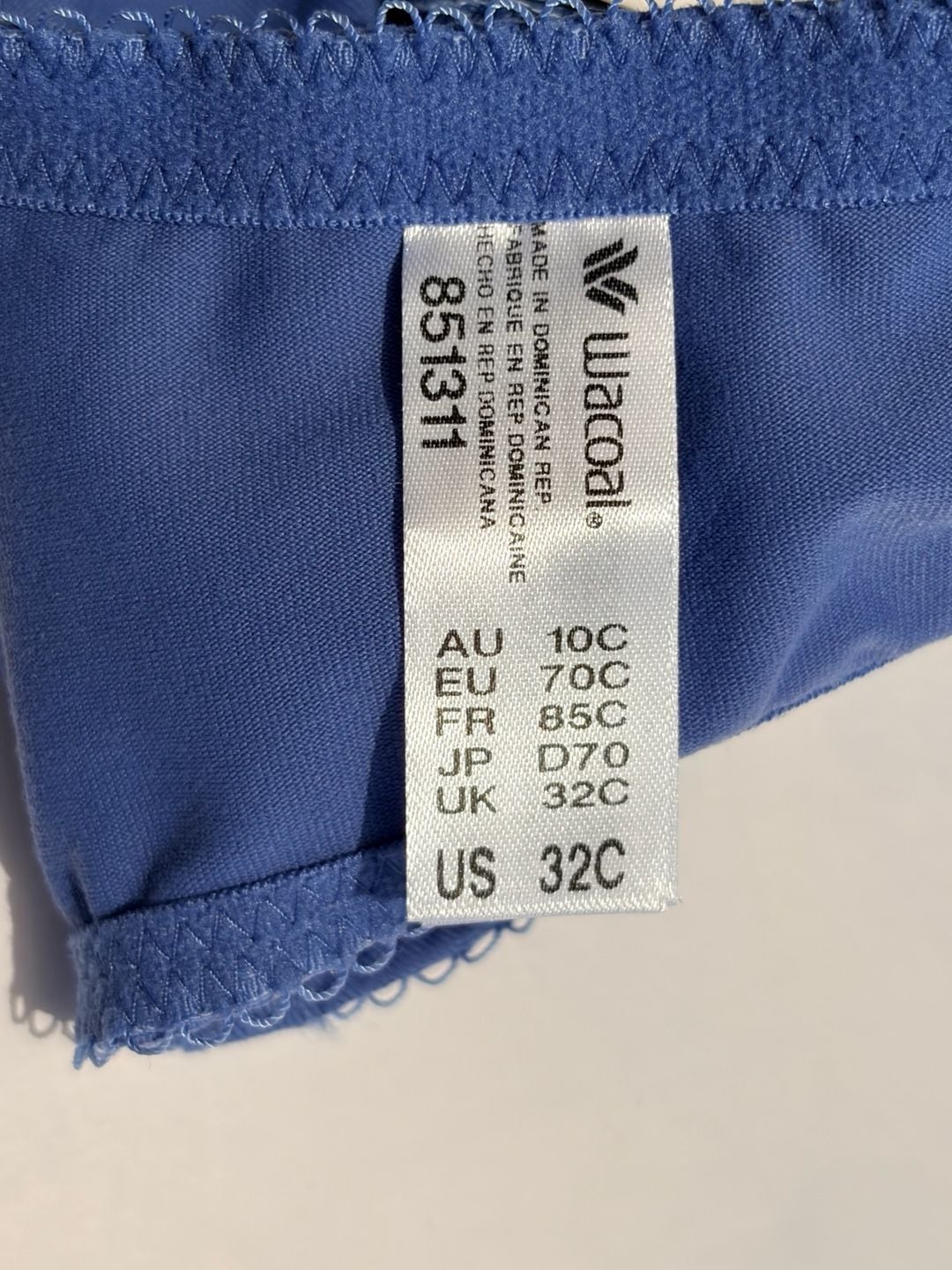 Wacoal Soft Embrace Lace Detail Front-Close Bra 851311 Size 32C 4