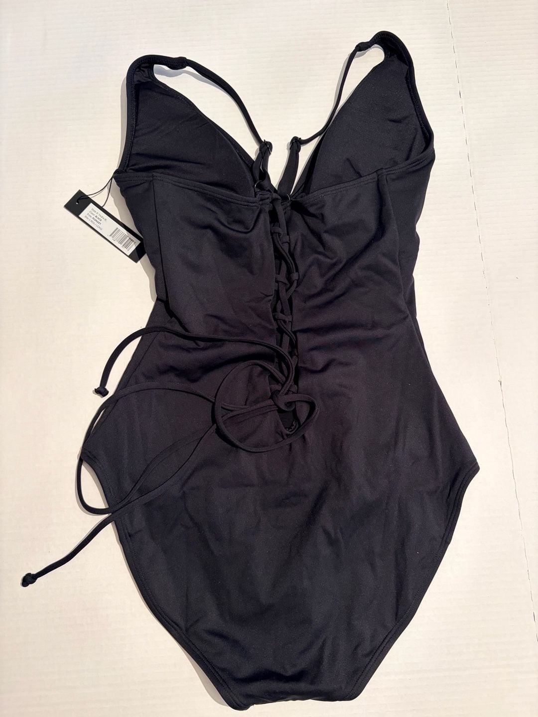 TA3 Plungey Black One Piece Shapewear Swimsuit Size L Regular/Long 3