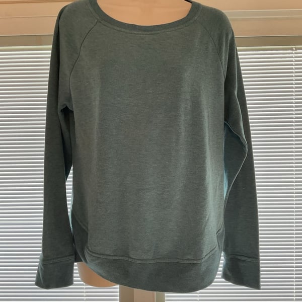 Lululemon Heathered Teal Scuba Crewneck Sweatshirt
