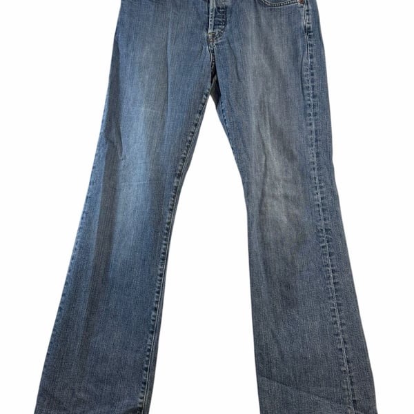 Lucky Brand Easy Rider Women’s Bootcut Jeans 12/31 Made USA Blue Denim