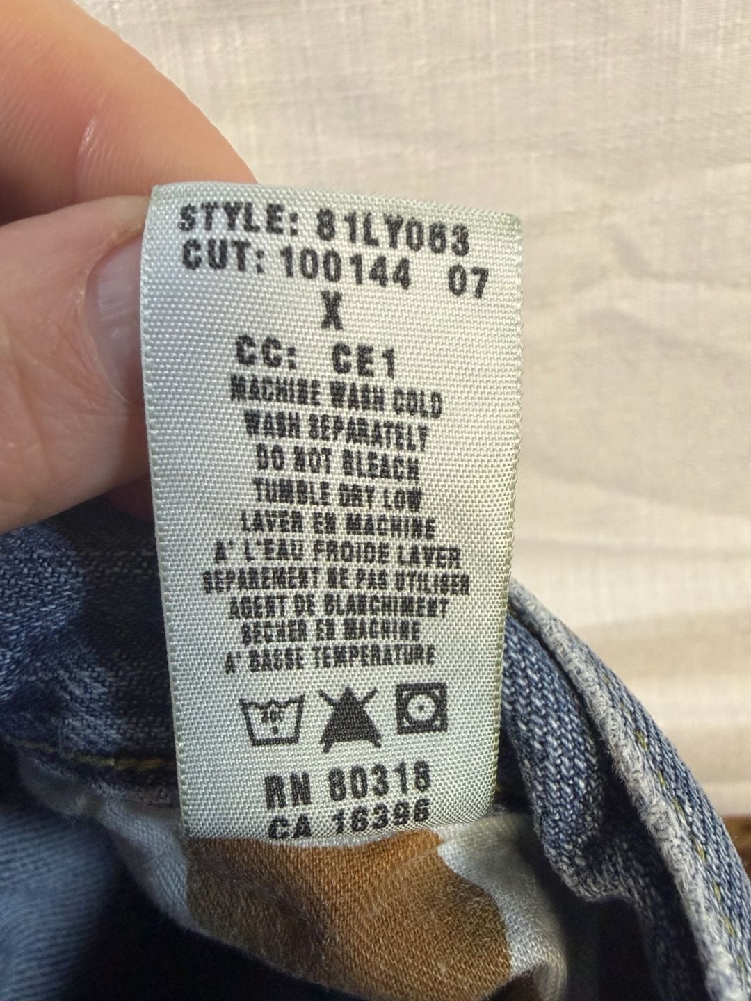 Lucky Brand Easy Rider Women’s Bootcut Jeans 12/31 Made USA Blue Denim 7