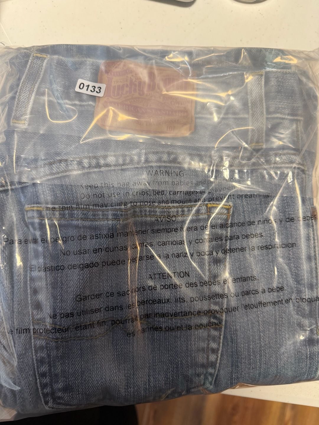 Lucky Brand Easy Rider Women’s Bootcut Jeans 12/31 Made USA Blue Denim 10