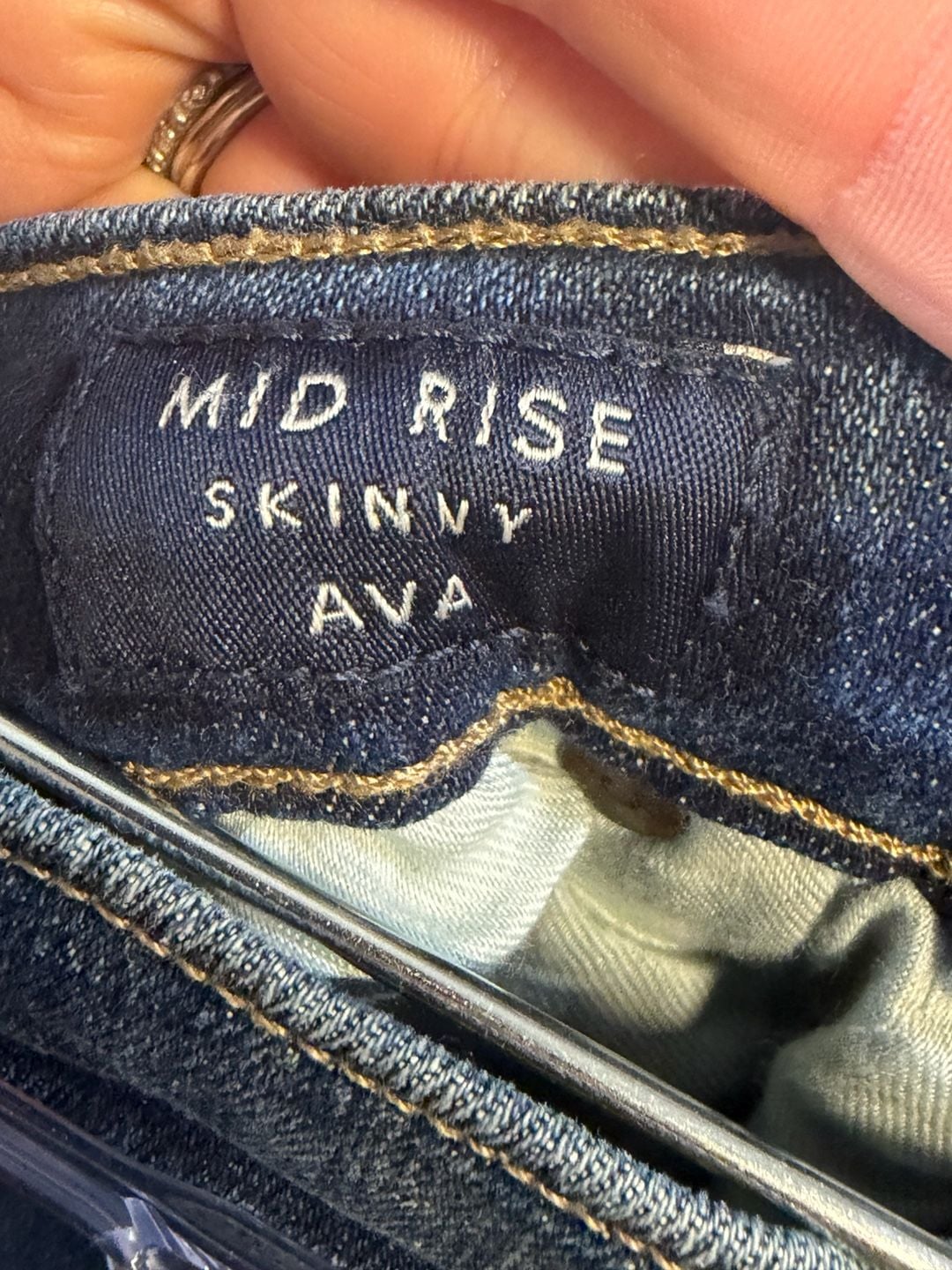 Lucky Brand Ava Women’s Jeans Size 8/29 Regular Mid Rise Skinny Dark Wash 6