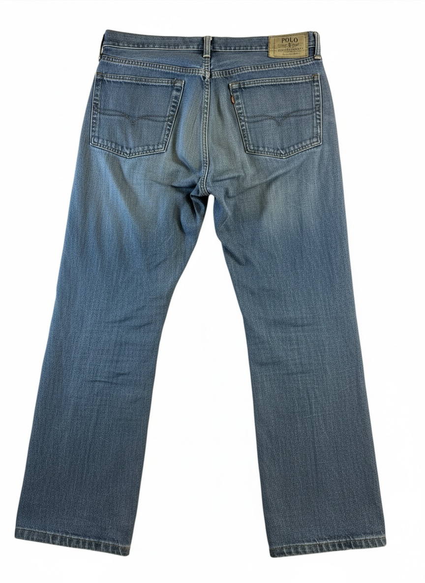 Polo Ralph Lauren Classic 867 Men’s Jeans 35x32 Straight Leg Blue Denim 3