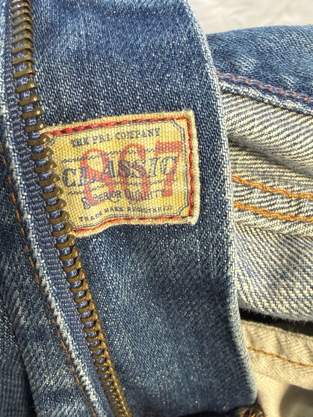 Polo Ralph Lauren Classic 867 Men’s Jeans 35x32 Straight Leg Blue Denim 6