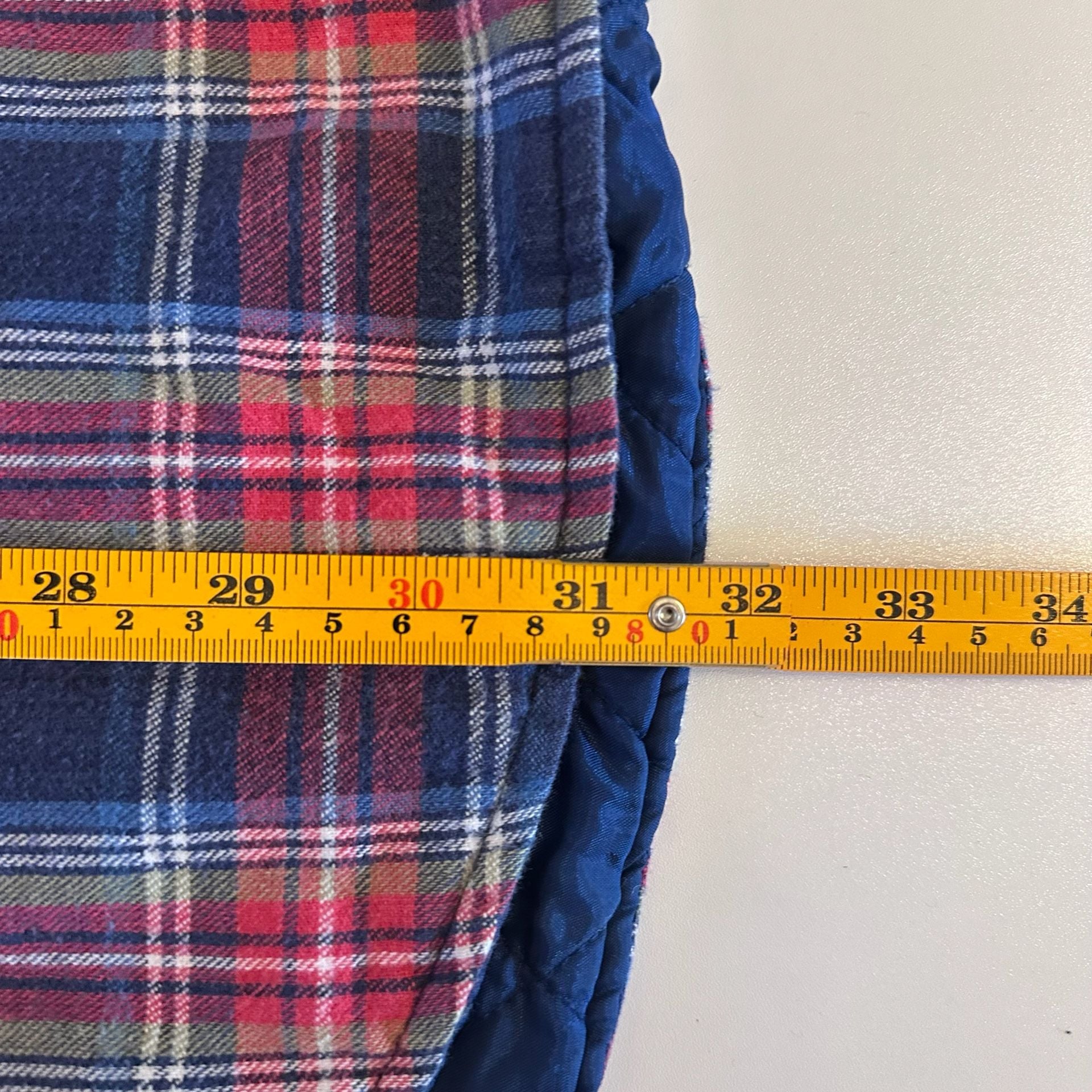 St. John's Bay Vintage Quilted Lined Plaid Flannel Shirt Jacket XL-Tall 6