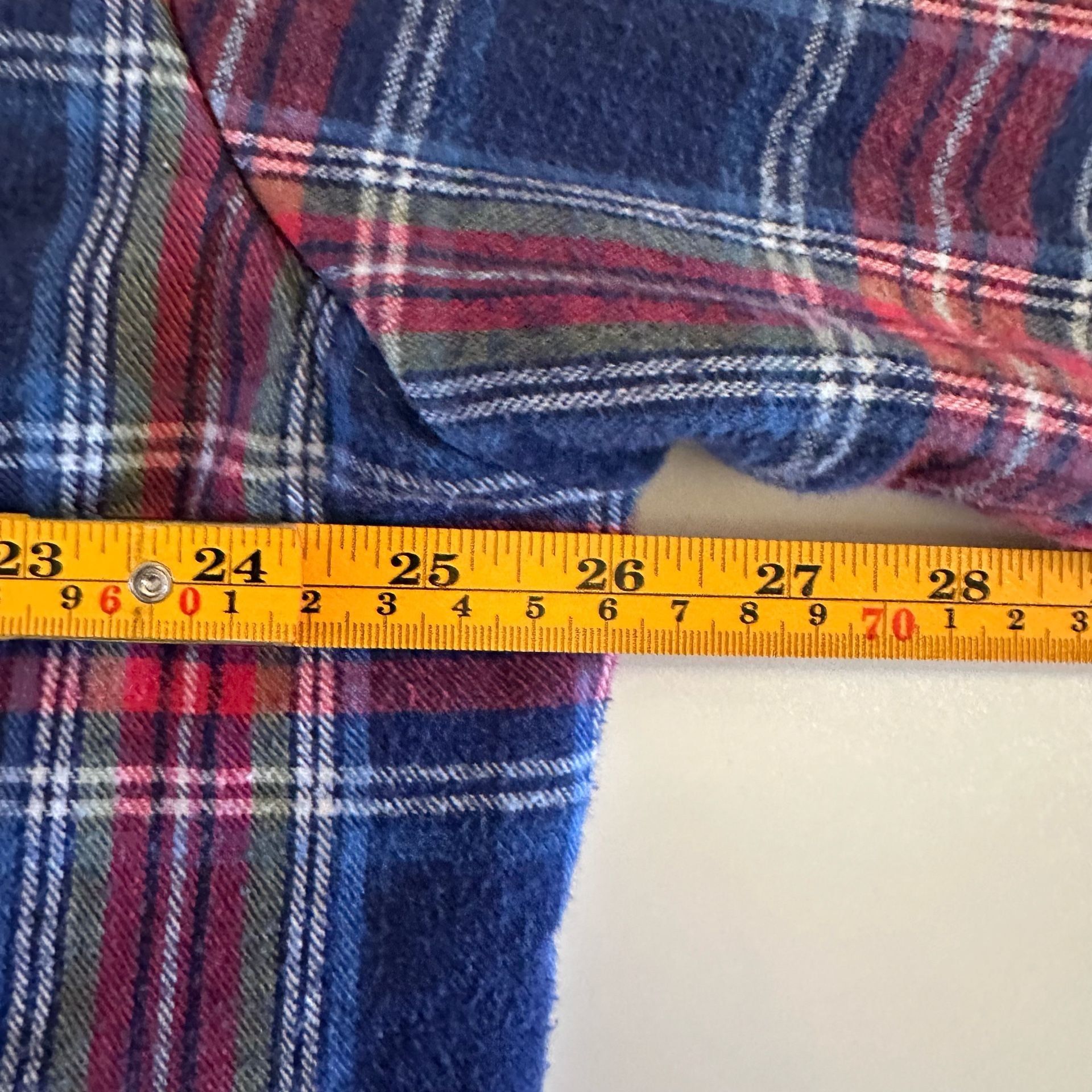 St. John's Bay Vintage Quilted Lined Plaid Flannel Shirt Jacket XL-Tall 7
