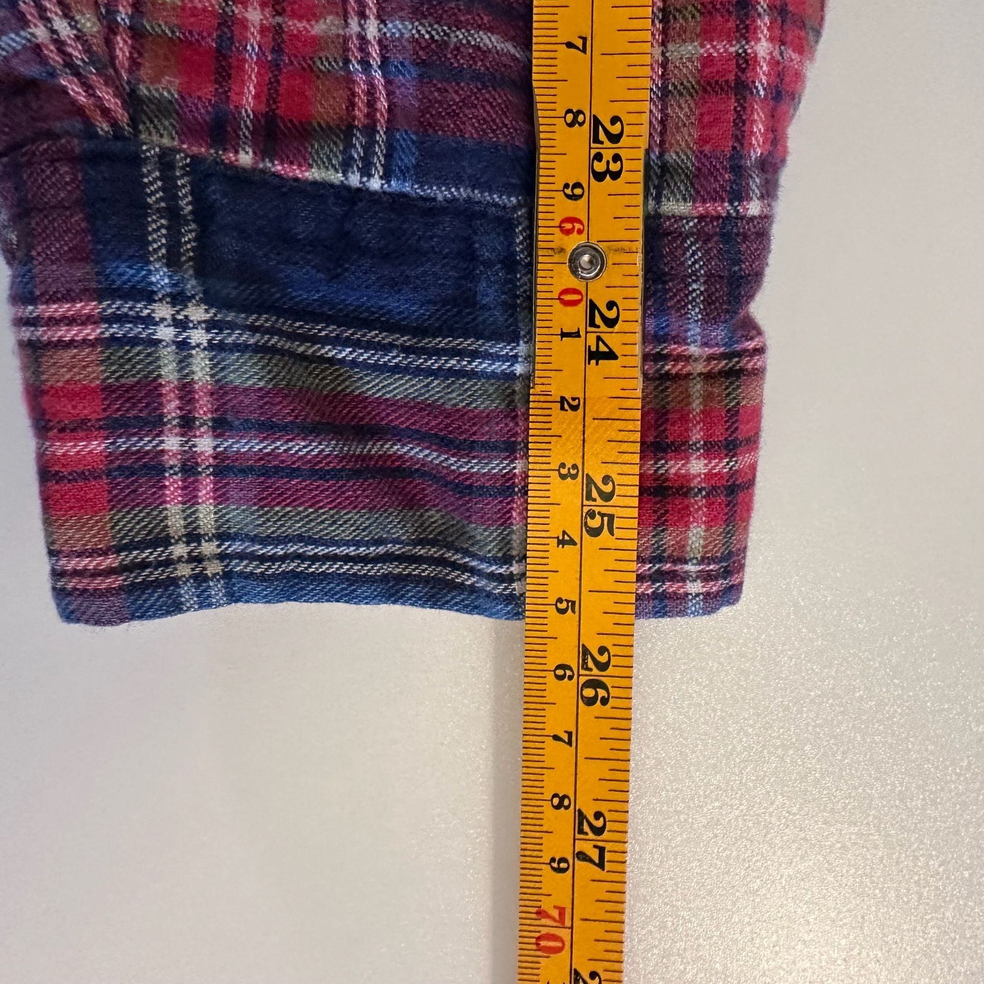 St. John's Bay Vintage Quilted Lined Plaid Flannel Shirt Jacket XL-Tall 8