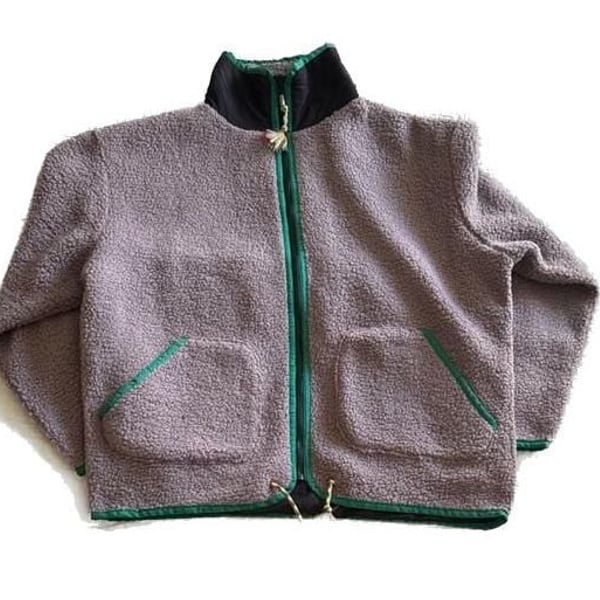 Jungles Jungles Solace Zip Thru Sherpa Jacket Purple Size Small