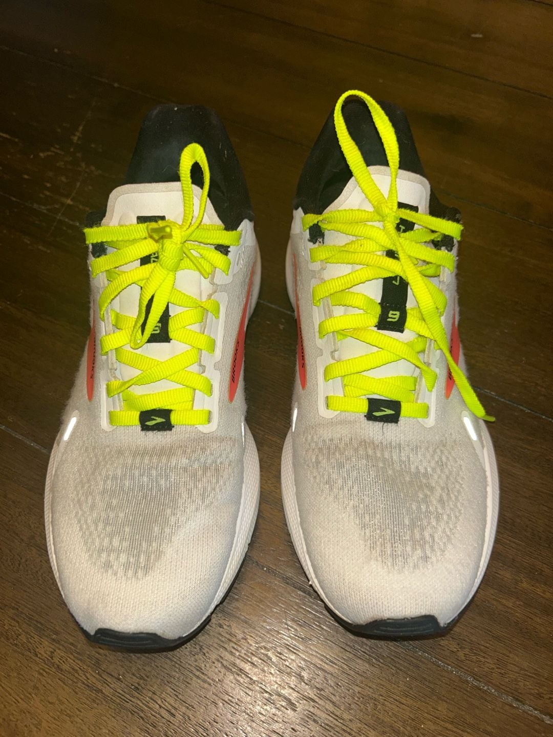 Brooks Launch 9 Women's Running Shoes Size 7.5 Grey Neon Yellow 4