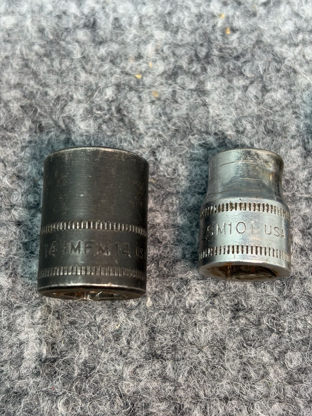 Snap-on 4pc Metric Socket Lot: 14mm Impact, 13mm Universal, 10mm & 8mm 5