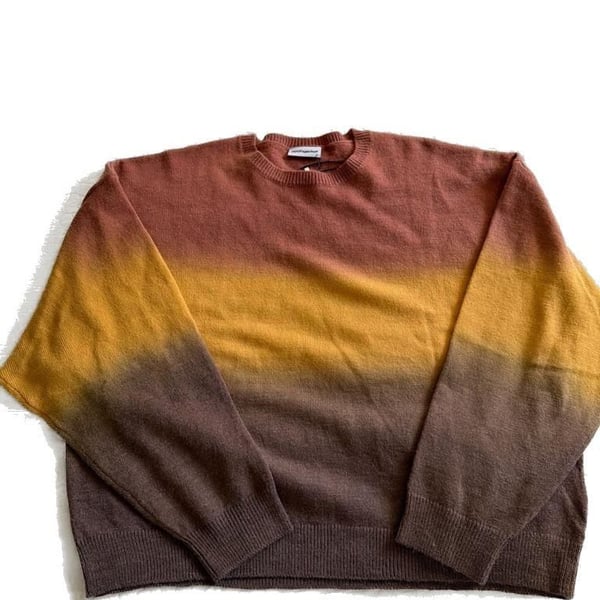 H2OFagerholt Sundown Knit Sweater in Chili Dip Dye, Size L