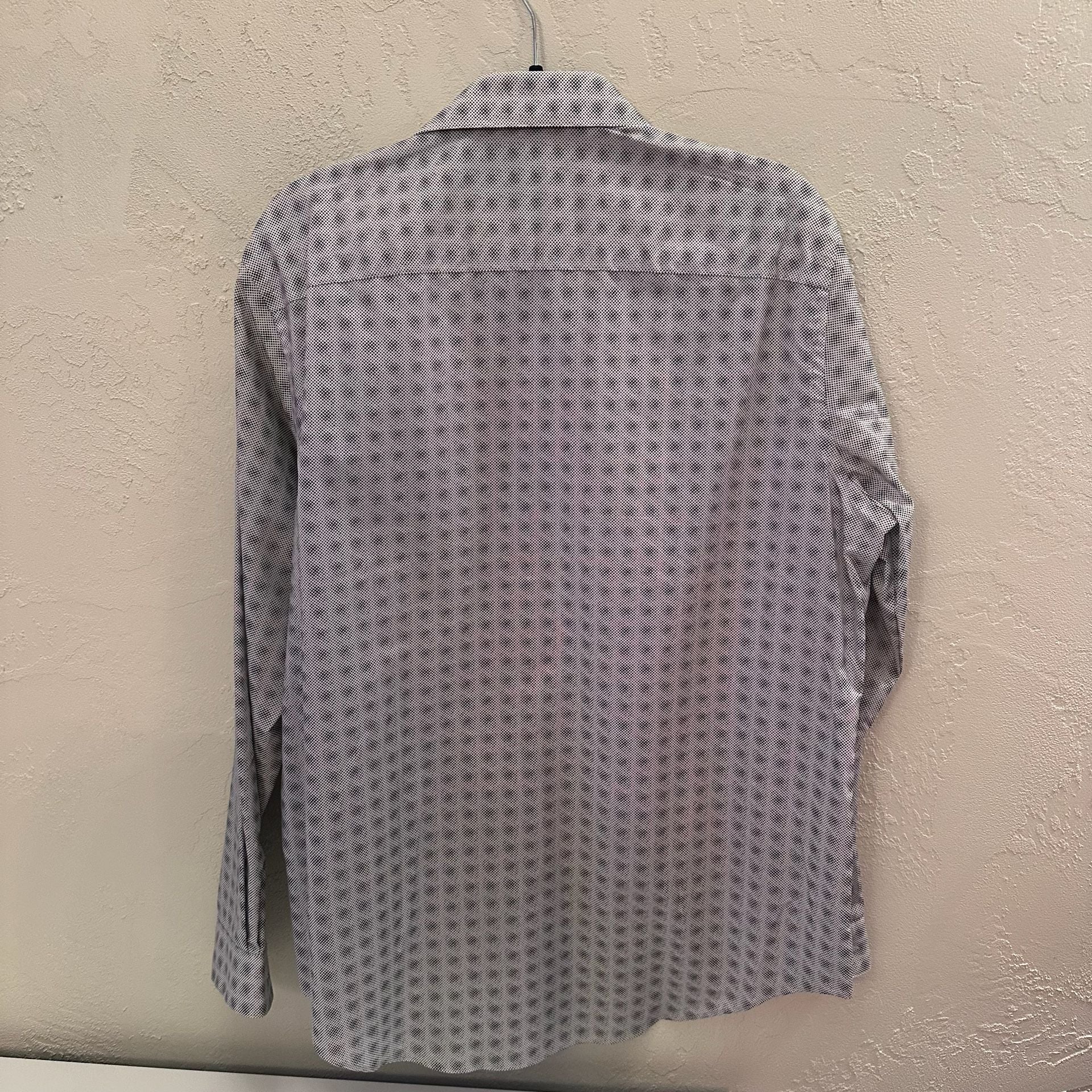 Van Heusen Slim Fit Wrinkle Free Long Sleeve Dress Shirt 16.5 34/35 3