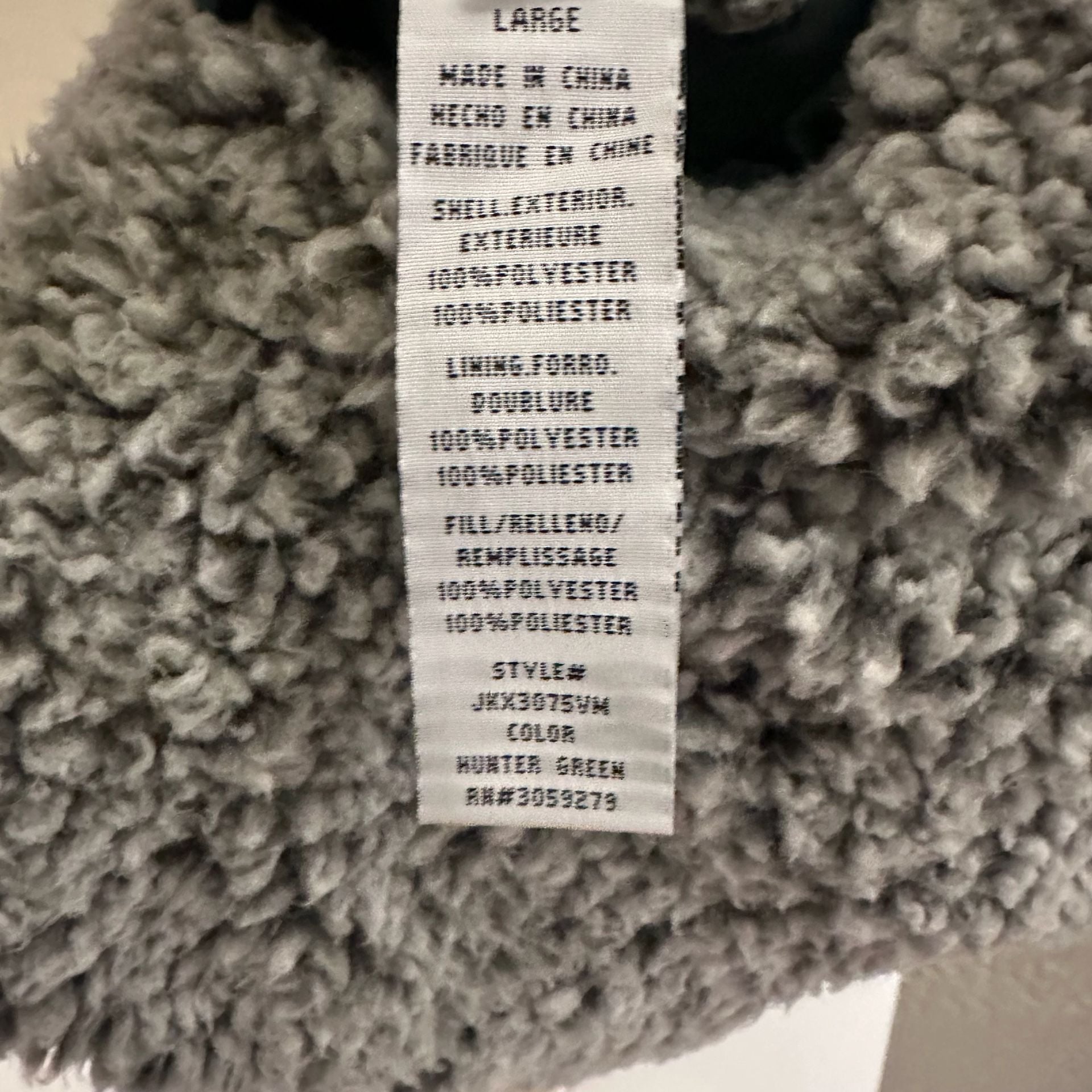 Thread & Supply Reversible Quilted Sherpa Vest Hunter Green Size Large 8