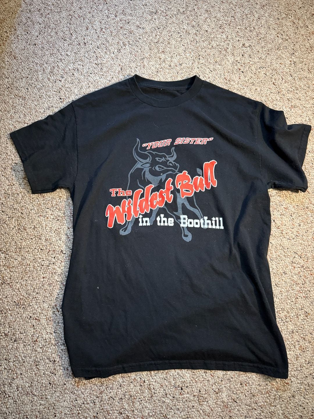 Jeffers Motorsports Park 'I Rode Your Sister' Mechanical Bull T-Shirt Size Small 5