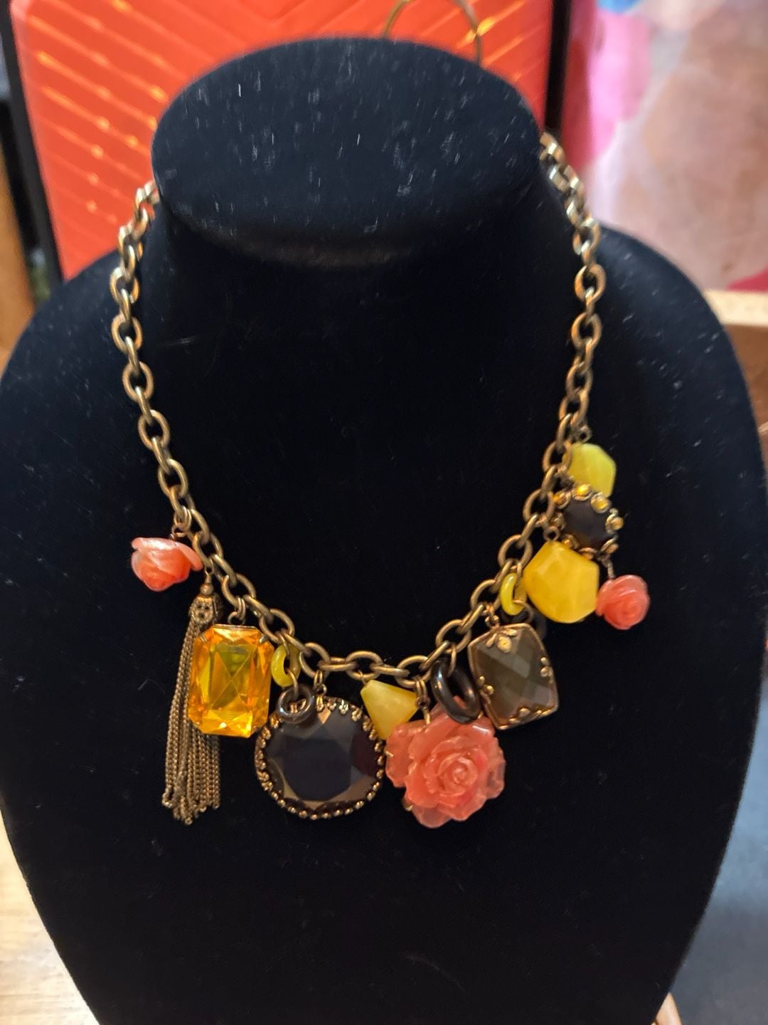 Twos Company Charm Necklace NWT New 2