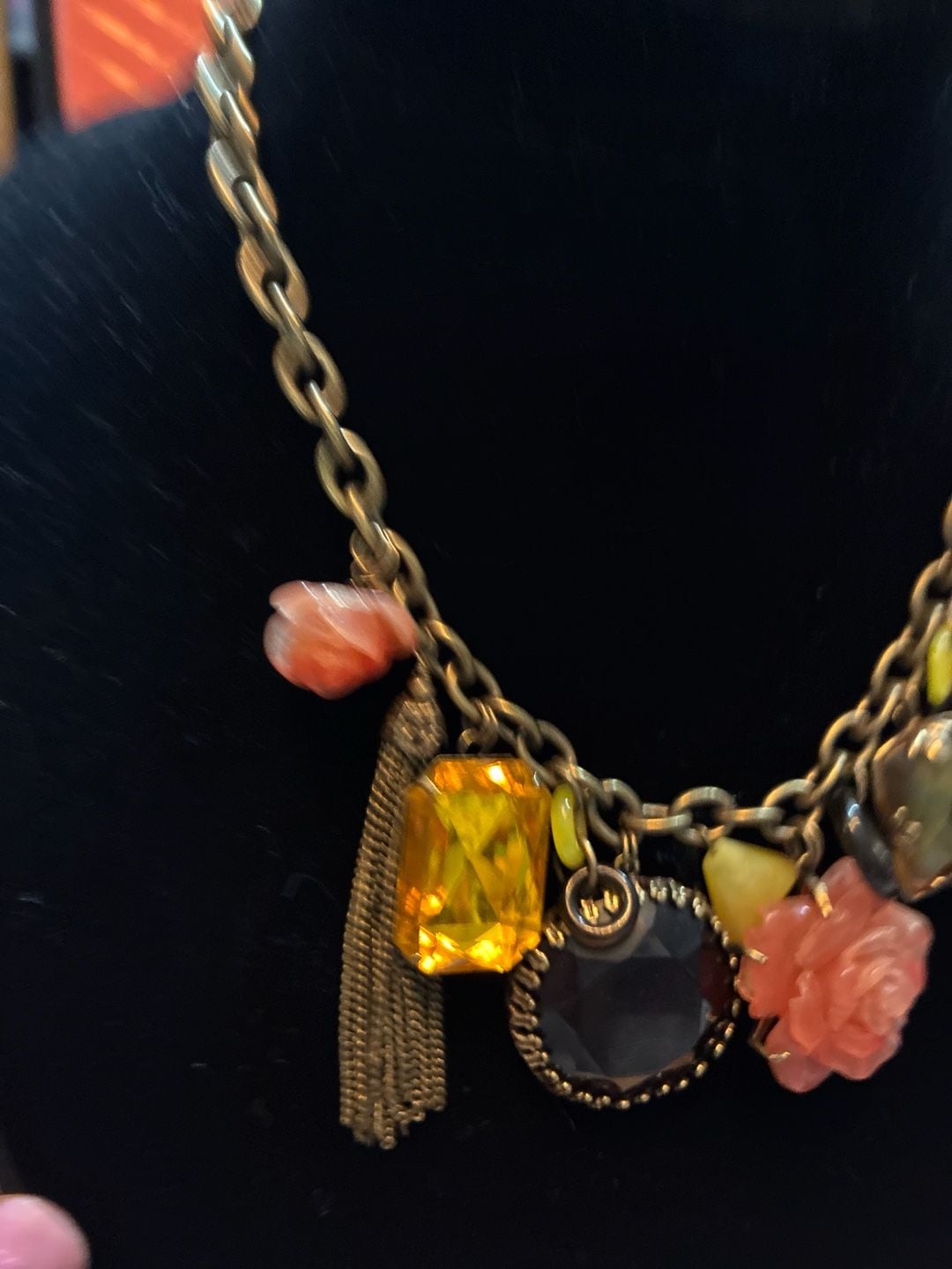 Twos Company Charm Necklace NWT New 4