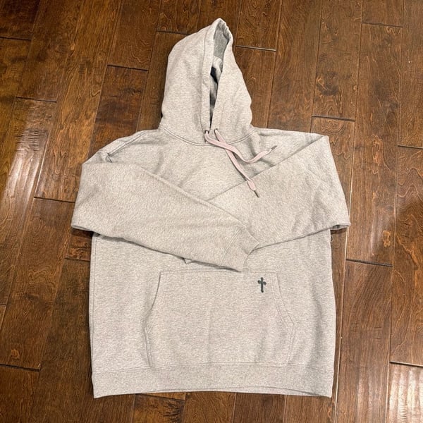 Beach Brains Live and Die Hoodie Grey Marle Size XXL