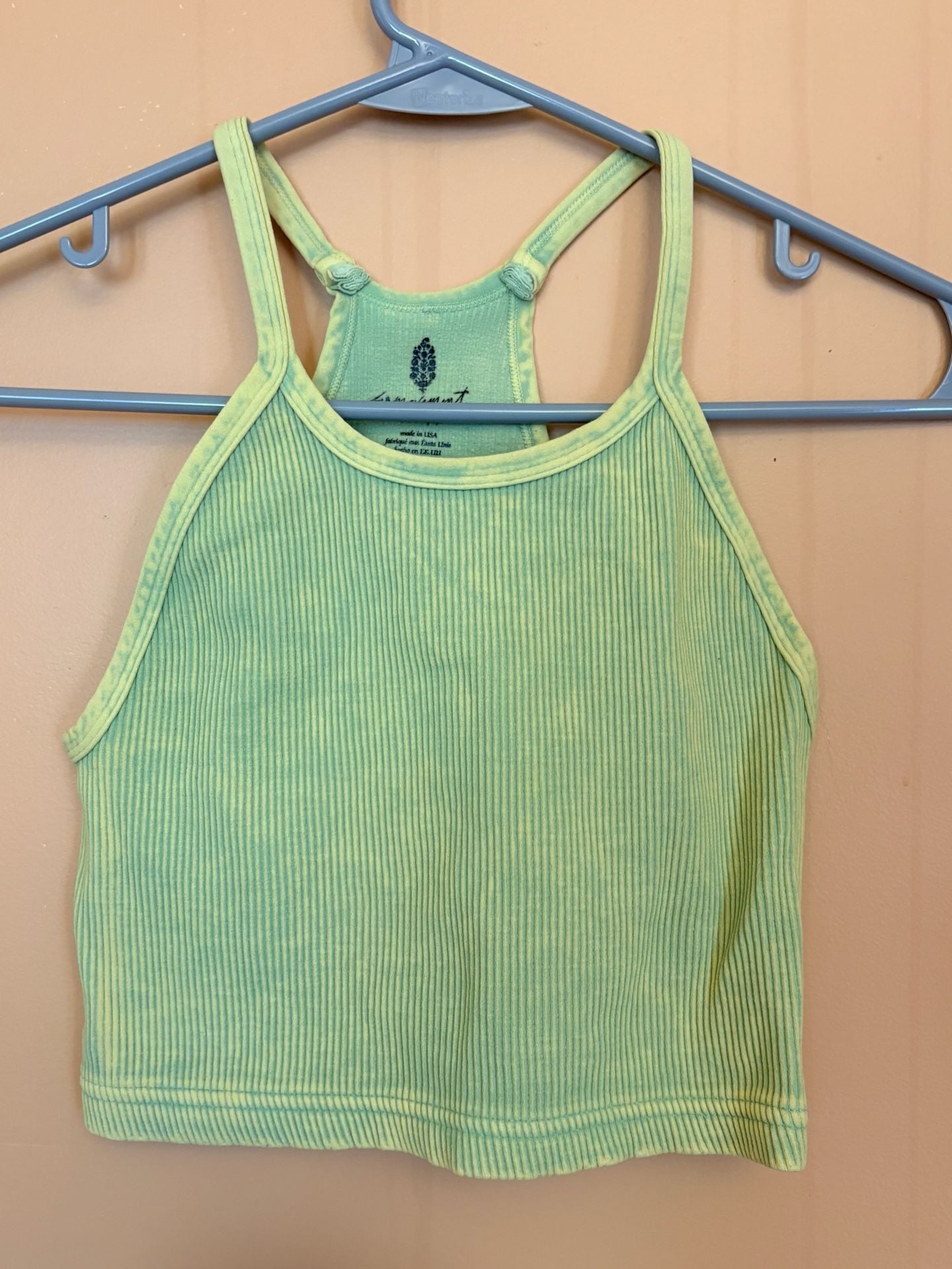 FP Movement Happiness Runs Ribbed Crop Top, Size XS/S 2