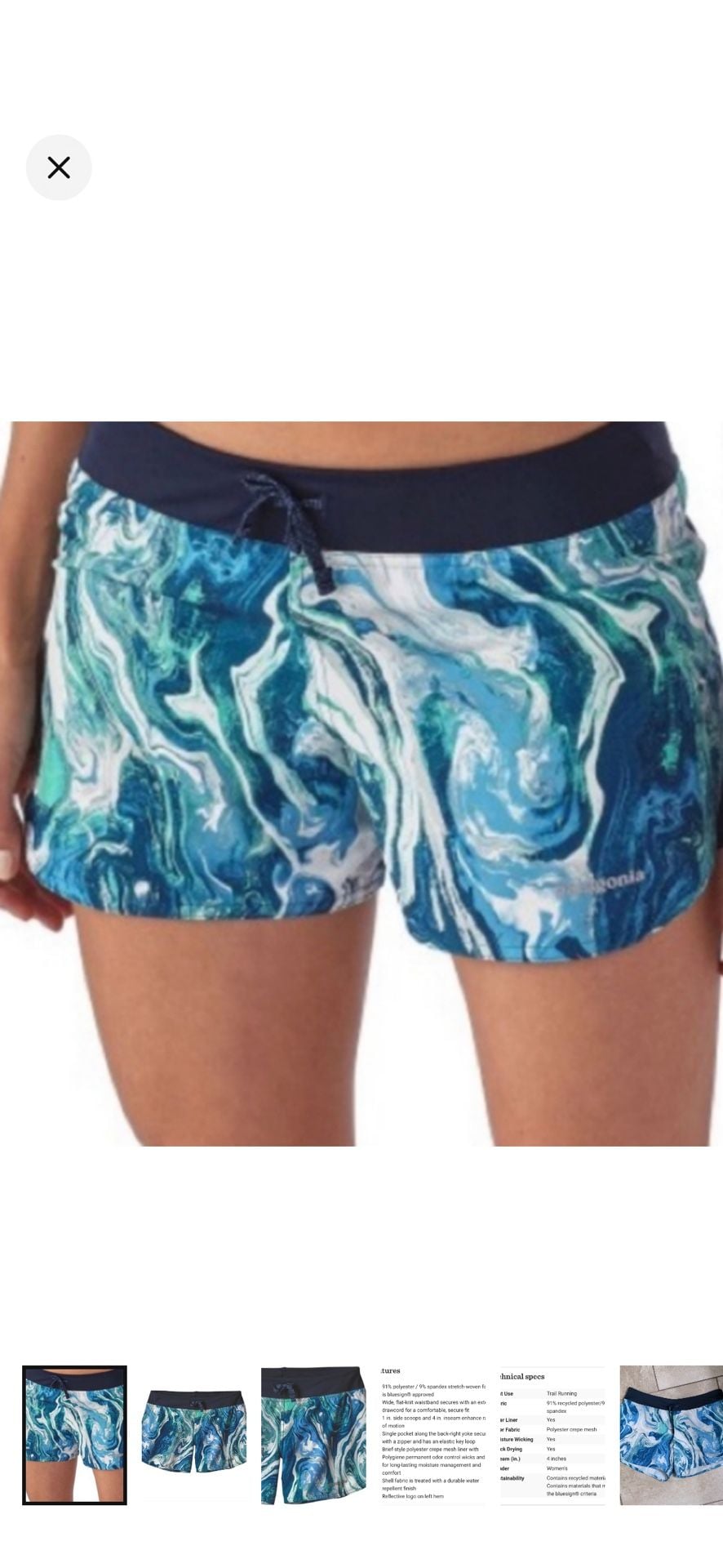 W's Nine Trails Shorts – Worn Wear®, 2