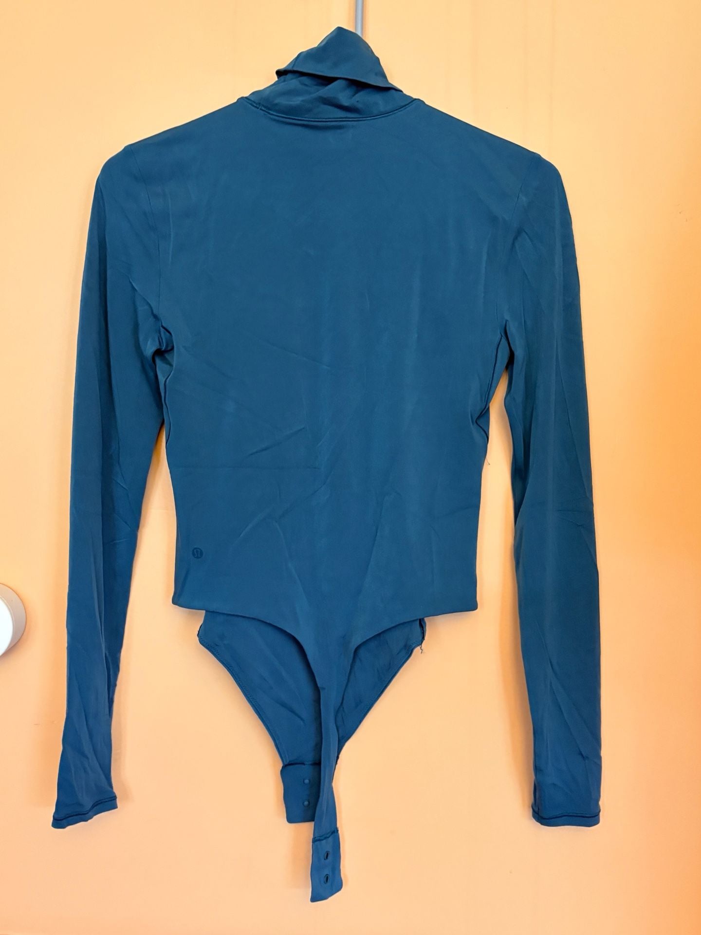 Lululemon Wundermost Ultra-Soft Nulu Turtleneck Bodysuit - Storm Teal 4