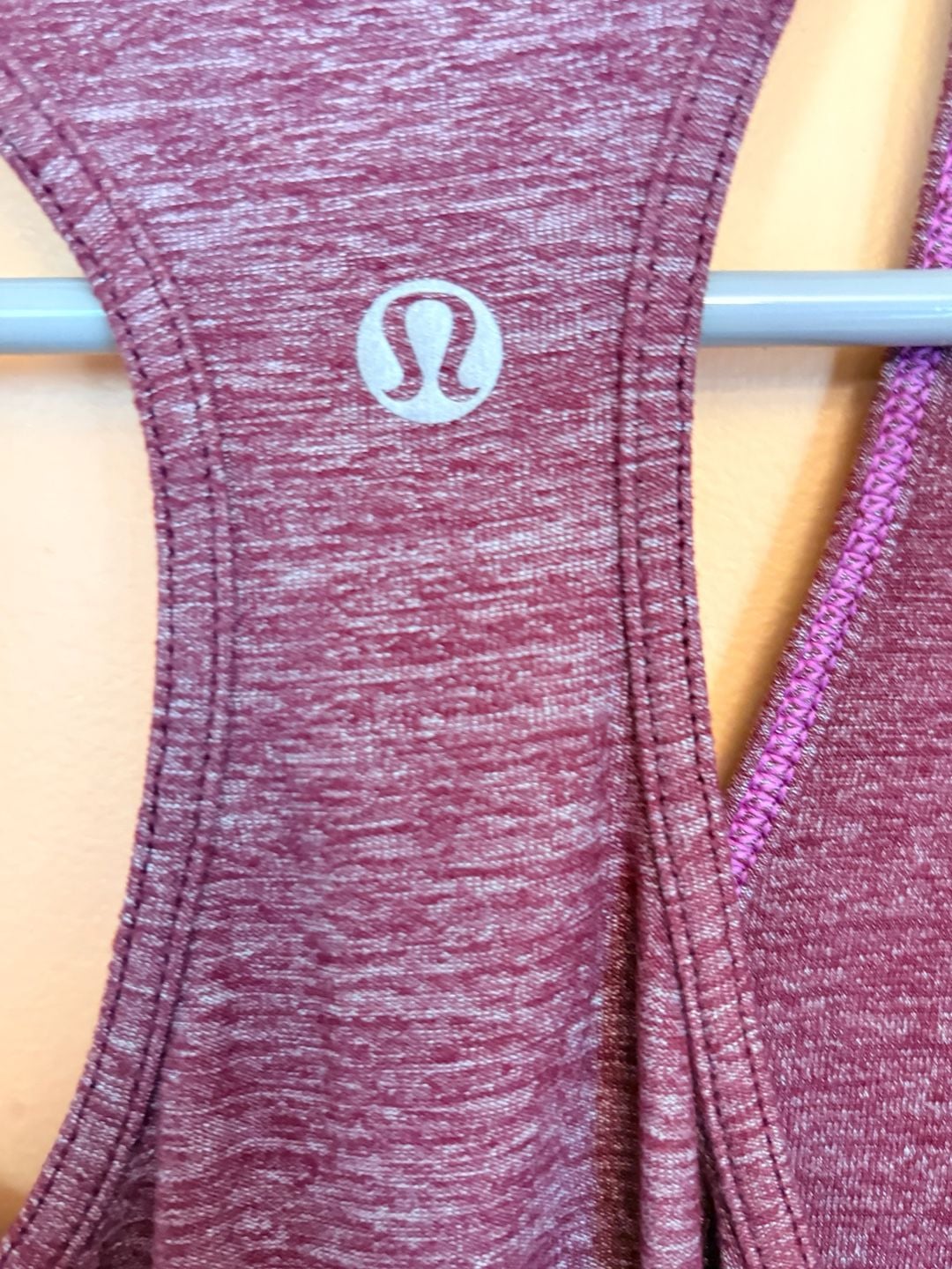 NWOT Lululemon Cool Racerback Tank Heathered Black Cherry Size 2 5