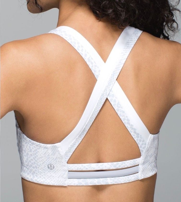 Lululemon On Your Way Bra - Desert Snake White Silver Fox / White / Silver Fox - 1