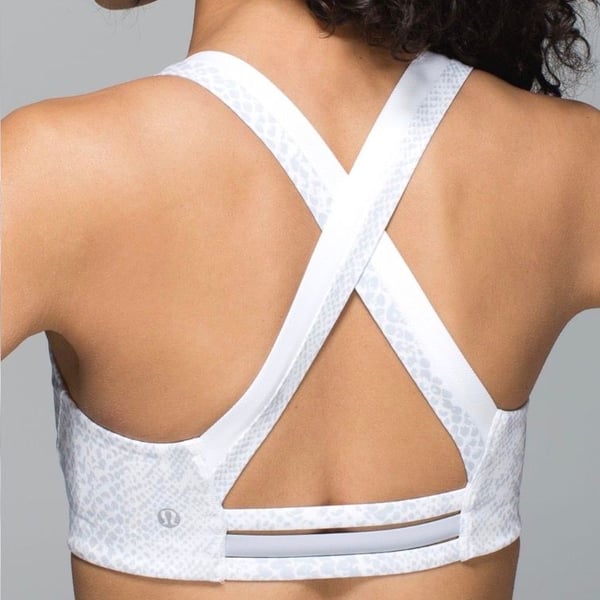 Lululemon On Your Way Bra - Desert Snake White Silver Fox / White / Silver Fox -