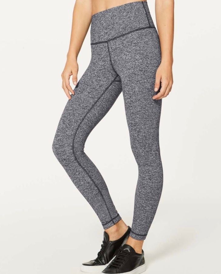 Lululemon Wunder Under High-Rise Tight 28" Space Dye Grey Size 4 2