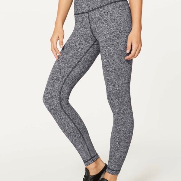 Lululemon Wunder Under High-Rise Tight 28" Space Dye Grey Size 4