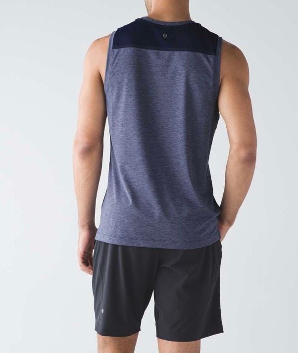 Lululemon Train and Gain Sleeveless - Heathered Hero Blue - 1