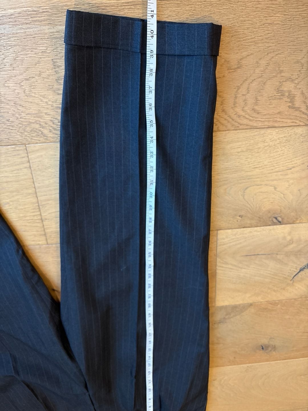 Lou Myles Men's Grey Pinstripe 100% Wool 2-Piece Suit Made in Canada 18