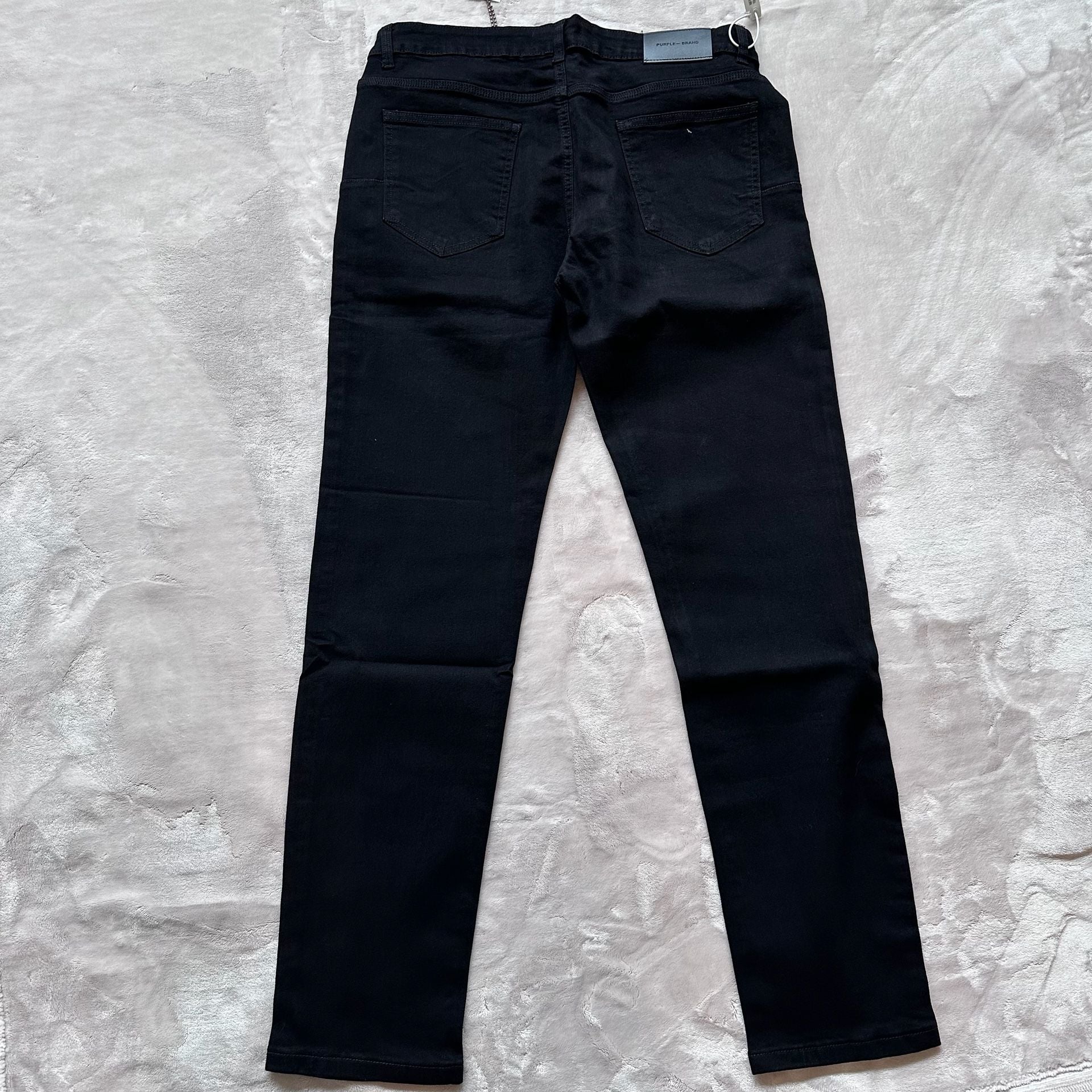 Purple Brand P001 Dropped Fit Slim Leg Black Jeans Size 3XL 5