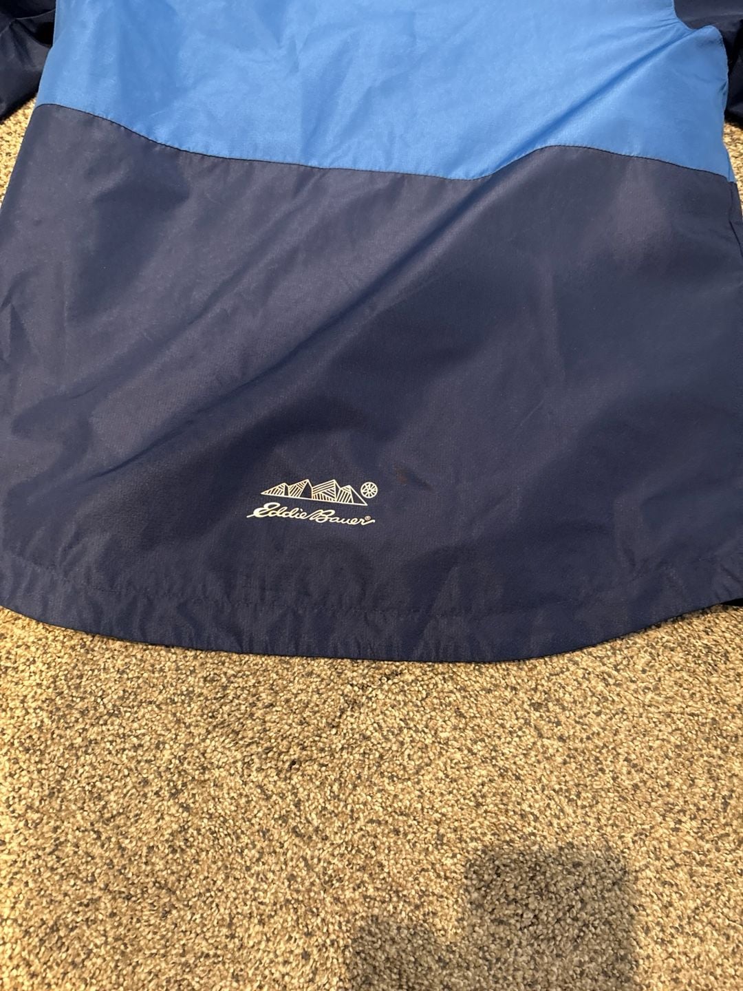 Eddie Bauer Kids L (14/16) Colorblock Hooded Windbreaker Jacket Blue 7