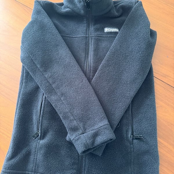 Columbia Youth Steens Mountain II Full Zip Fleece Jacket, Black, Size M (10/12)
