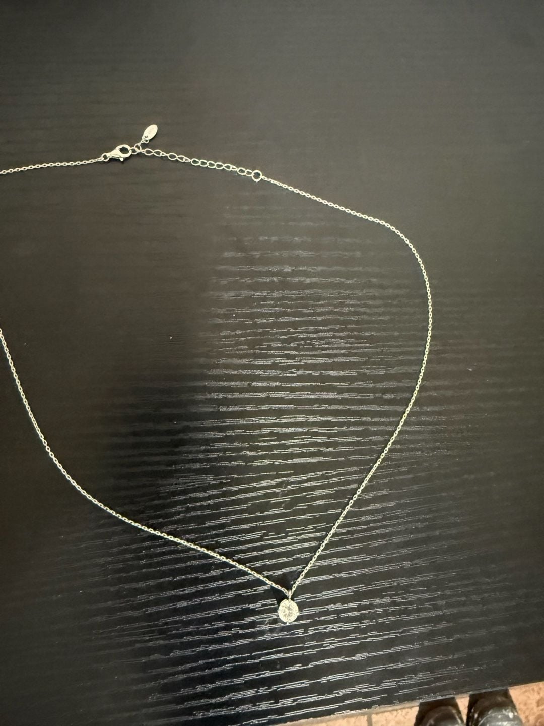 Oval Solitaire Moissanite Pendant 2