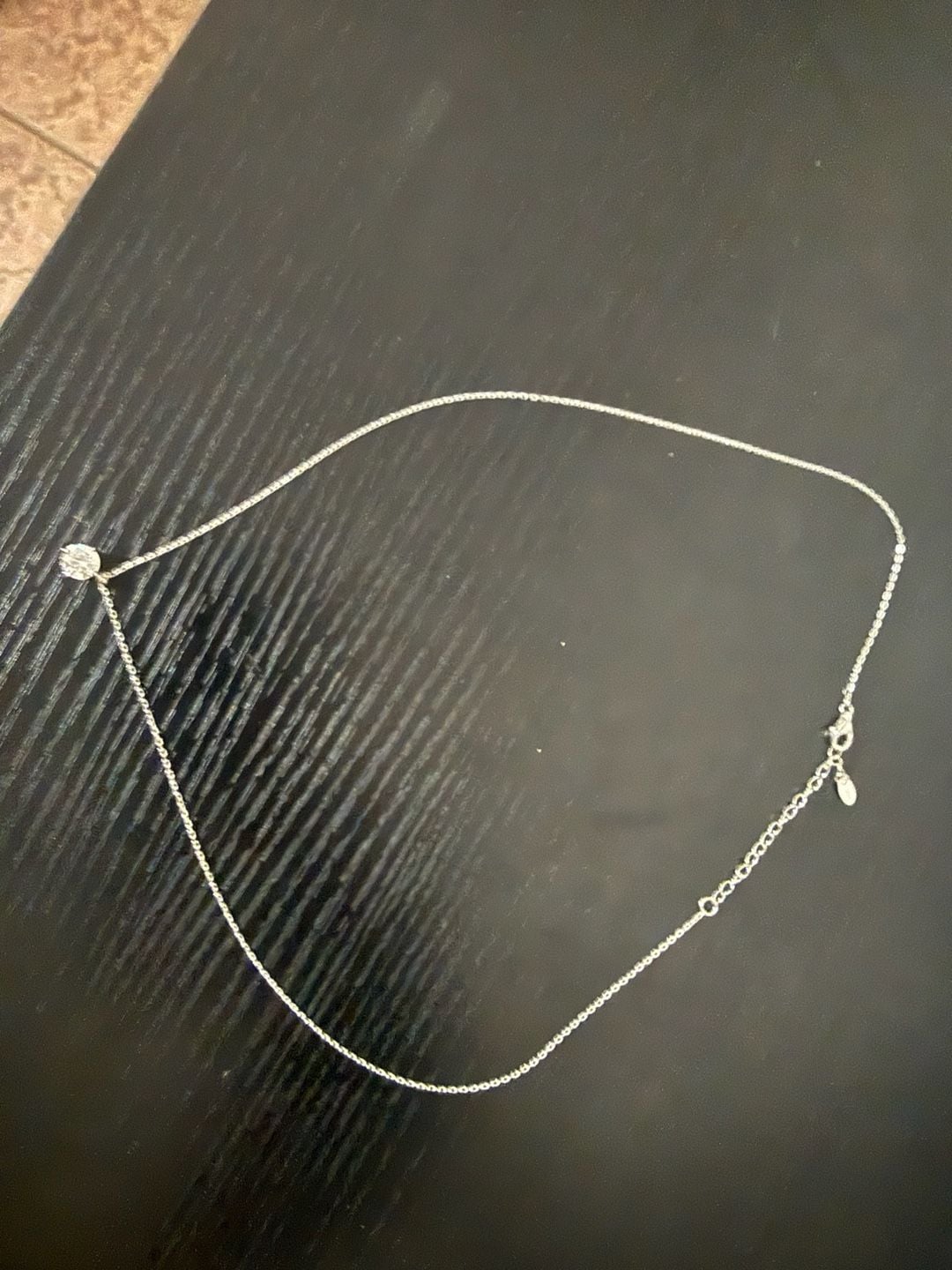 Oval Solitaire Moissanite Pendant 4