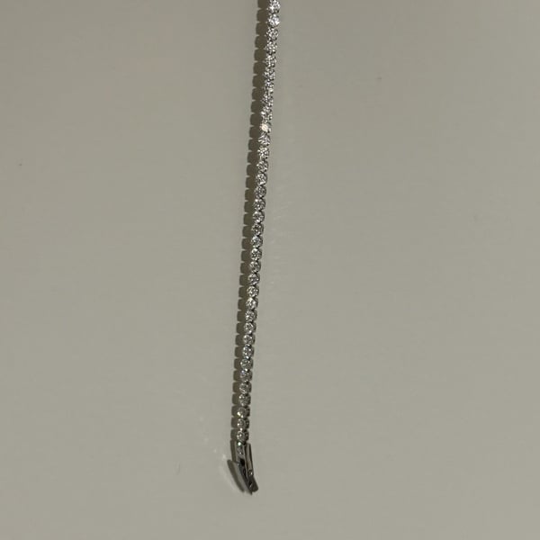 Clara VVS1 Moissanite Round Cut Tennis Bracelet – ,