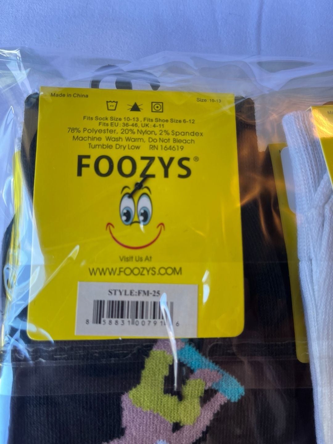 Foozys Men's Snowboarder Graphic Crew Socks 2-Pair Pack 5