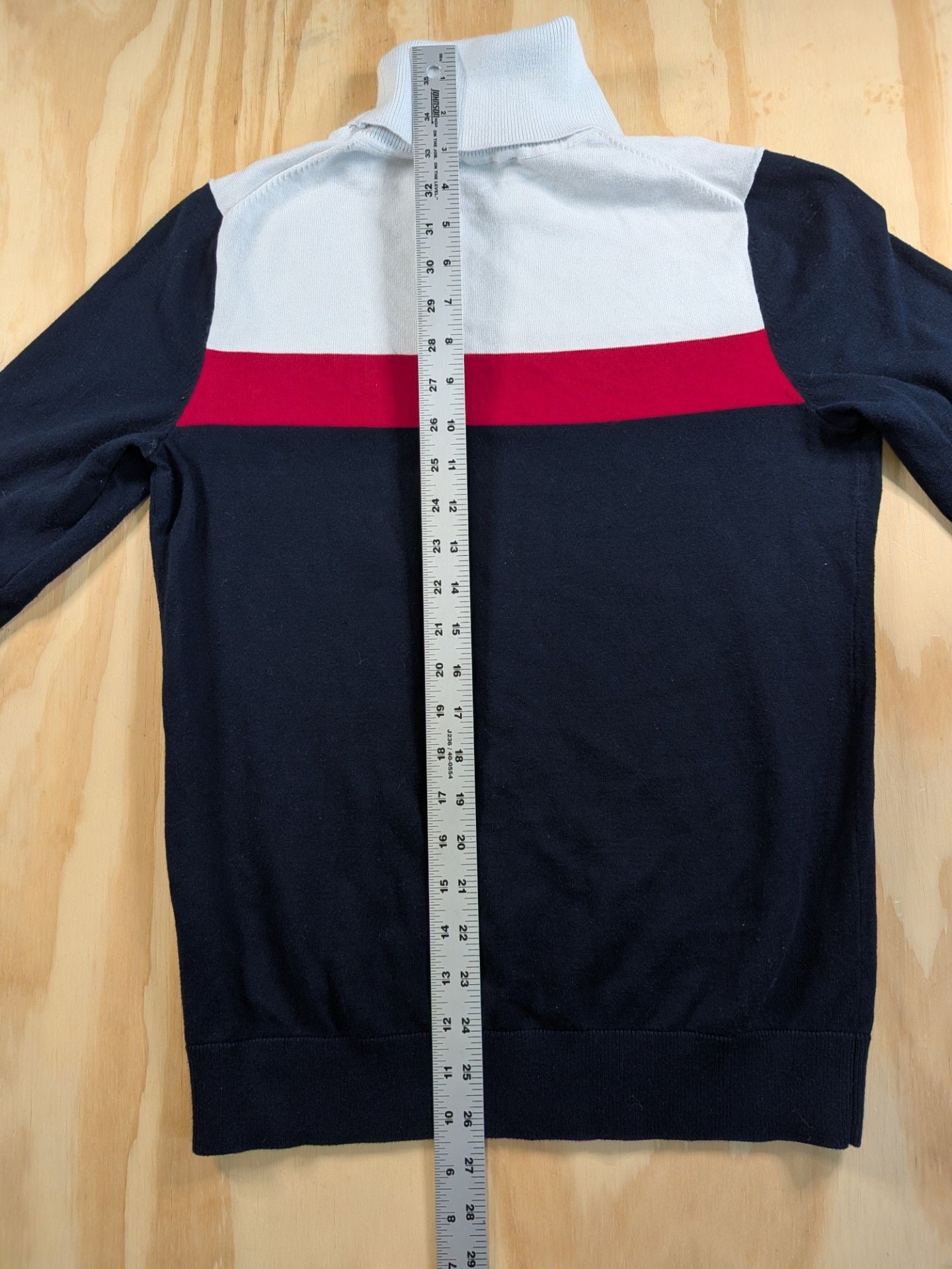 Tommy Hilfiger Women's Colorblock Crest Turtleneck Sweater Size M 7