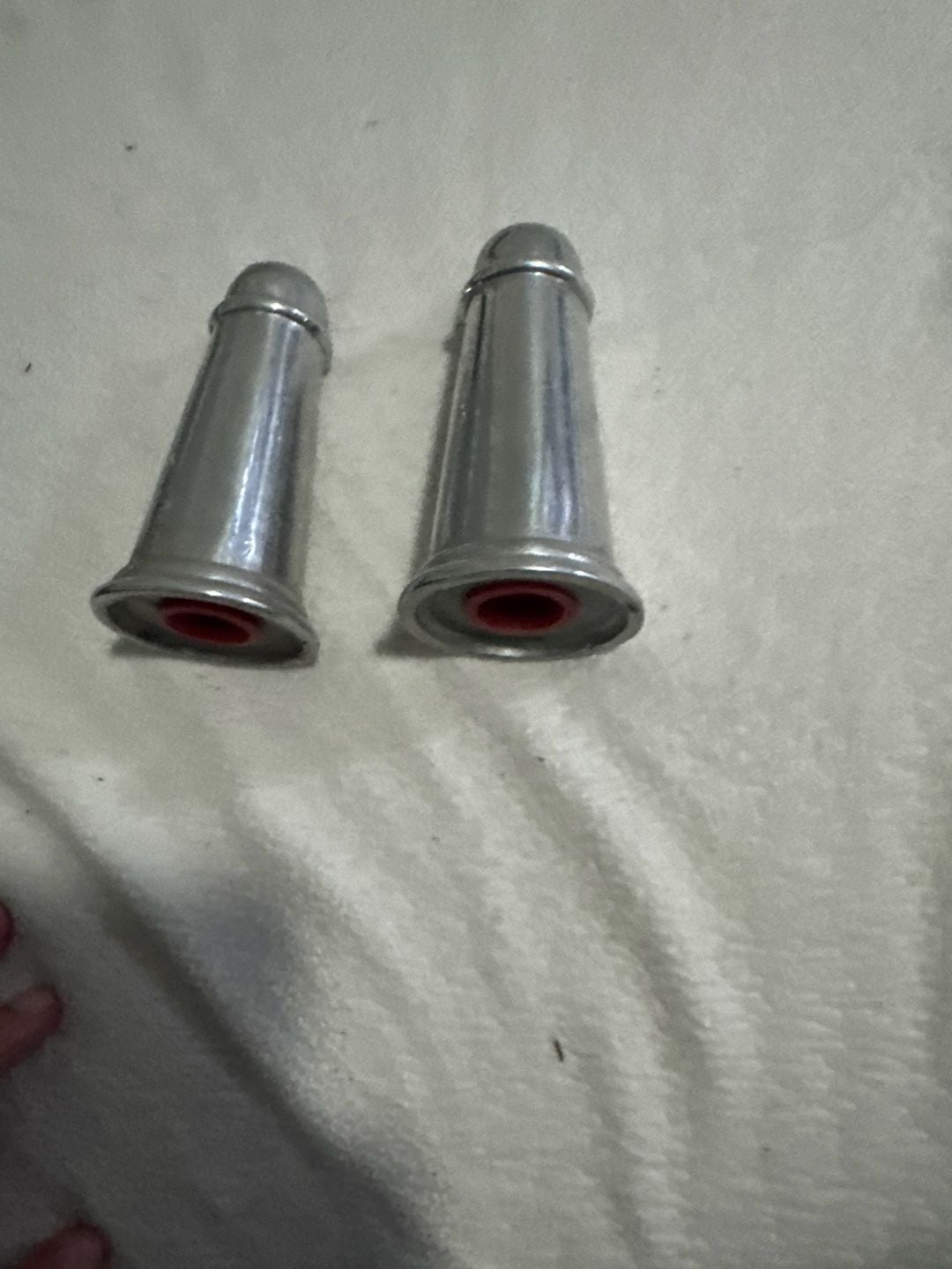 Vintage Wilton Pewter Lighthouse Salt & Pepper Shaker Set - COMPLETE/4.25” 2