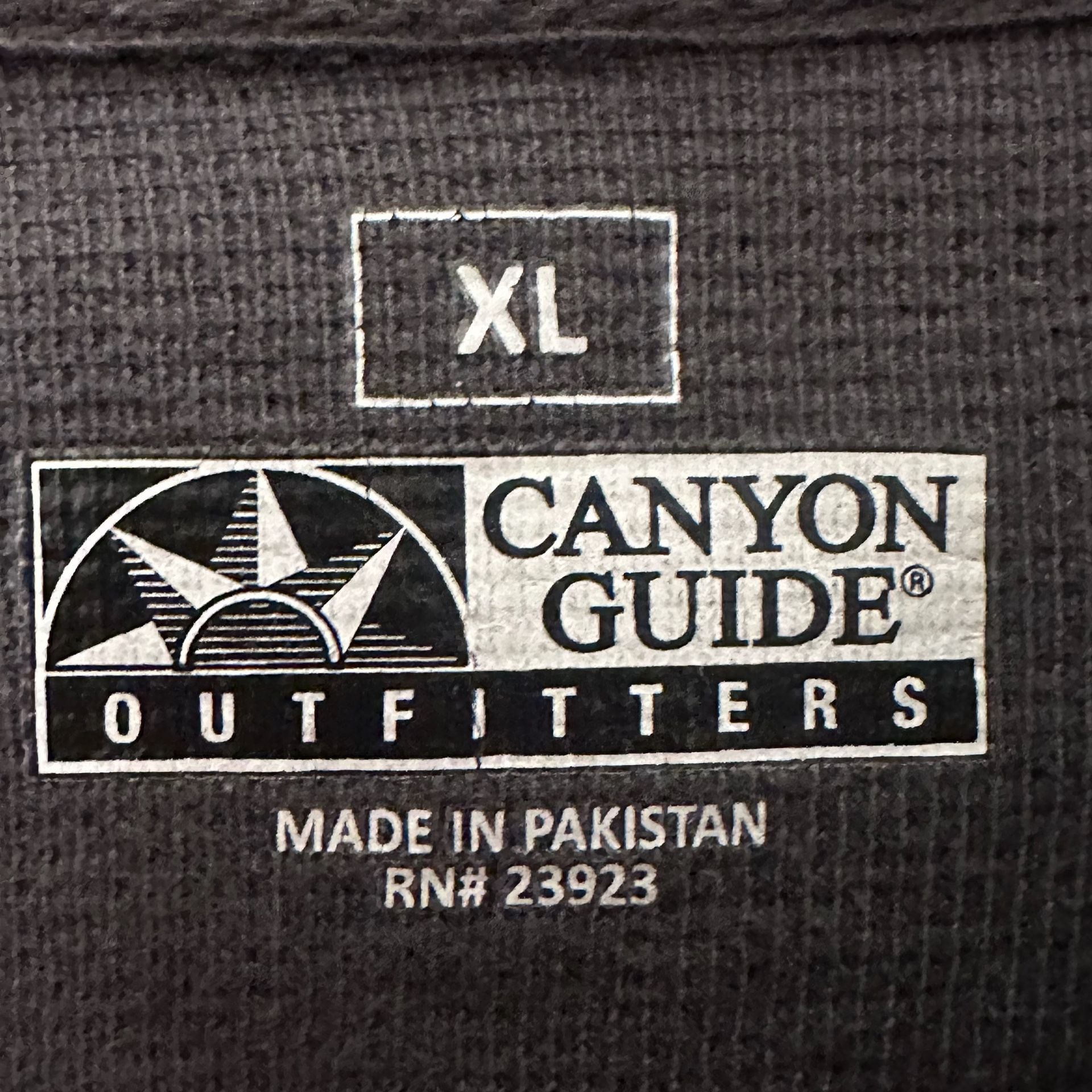 Canyon Guide Outfitters Fleece Lined Waffle Knit Henley Shirt, Size XL 4