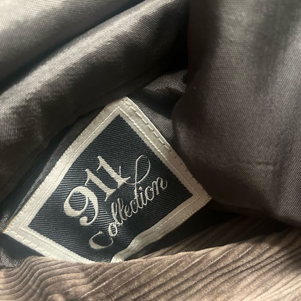 911 Collection Vintage Brown Corduroy Blazer Sport Coat