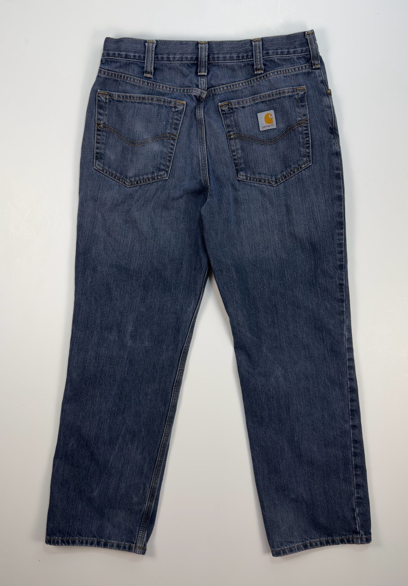 Carhartt Men's Relaxed Fit Straight Leg Blue Jeans 32x30 4