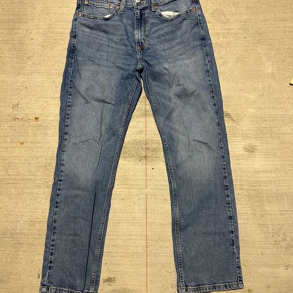 Levi's 514 Straight Fit Jeans W34 L30 Medium Wash