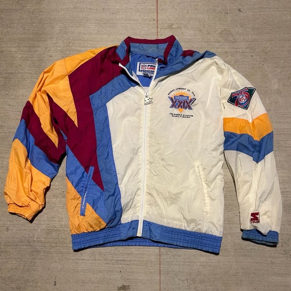 Vintage Starter NFL Pro Line Super Bowl XXIX 1995 Miami Windbreaker