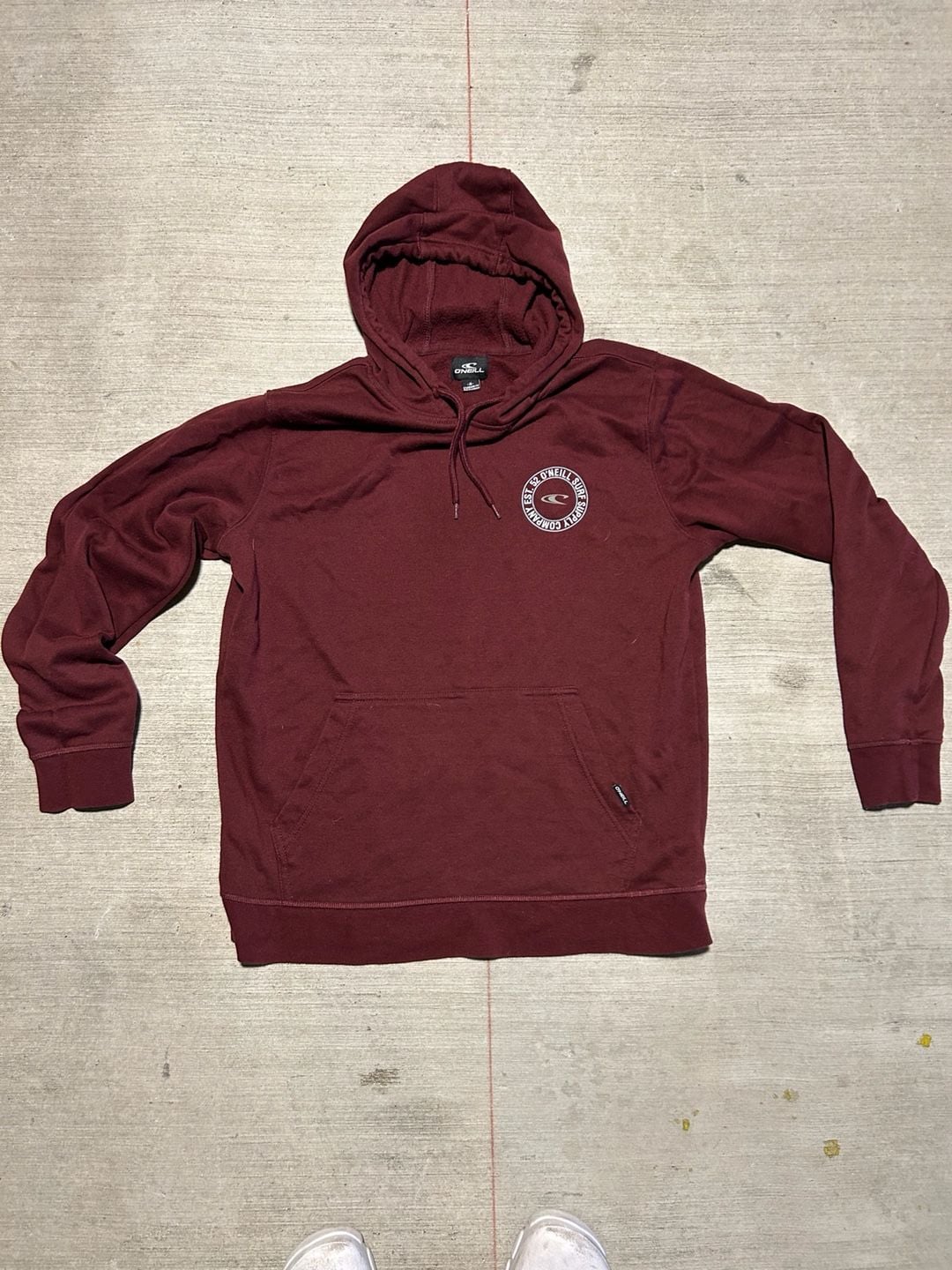 O'Neill Surf Supply Graphic Hoodie Maroon 3
