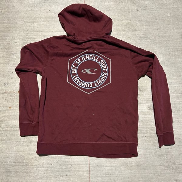O'Neill Surf Supply Graphic Hoodie Maroon