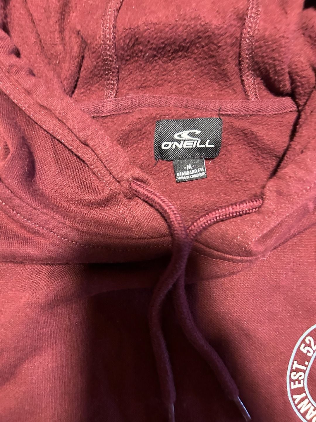 O'Neill Surf Supply Graphic Hoodie Maroon 4